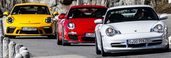 Porsche 911 GT3 20 jaar 996.2 997.2 991.2