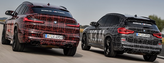 BMW X4 M X3 M proto 18 achter