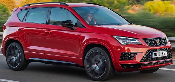 Cupra Ateca 18 rv rood