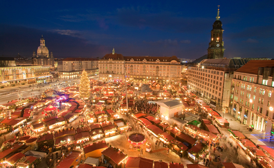 Dresden Striezelmarkt overzicht kerstmarkt