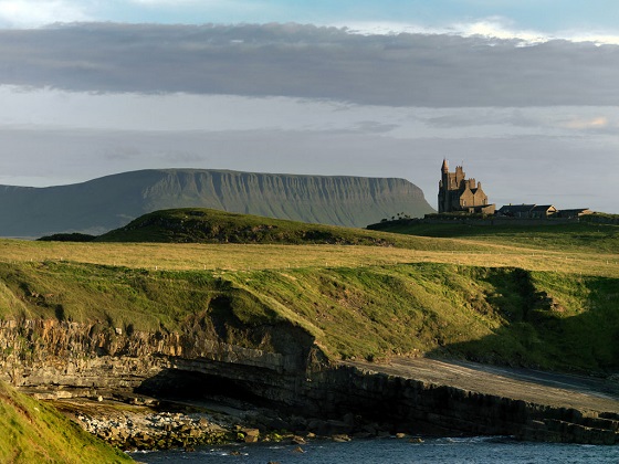 Wild Atlantic Way Classiebawn castle Mullaghmore Head