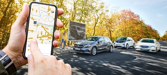 BMW Daimler mobiiteit app