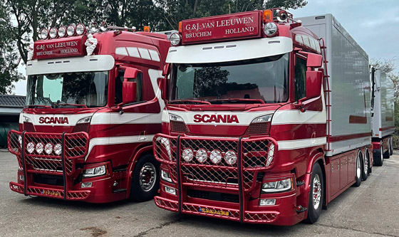 Scania R580 V8 Van Leeuwen 21 lv