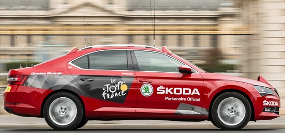 Skoda Superb 18 tour de france